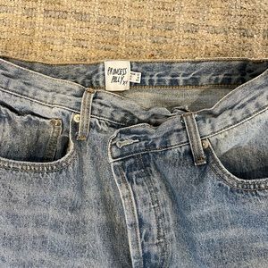 Princess Polly Holly Asymmetrical Jeans